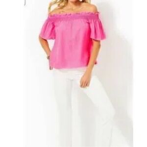 Lilly Pulitzer linen top